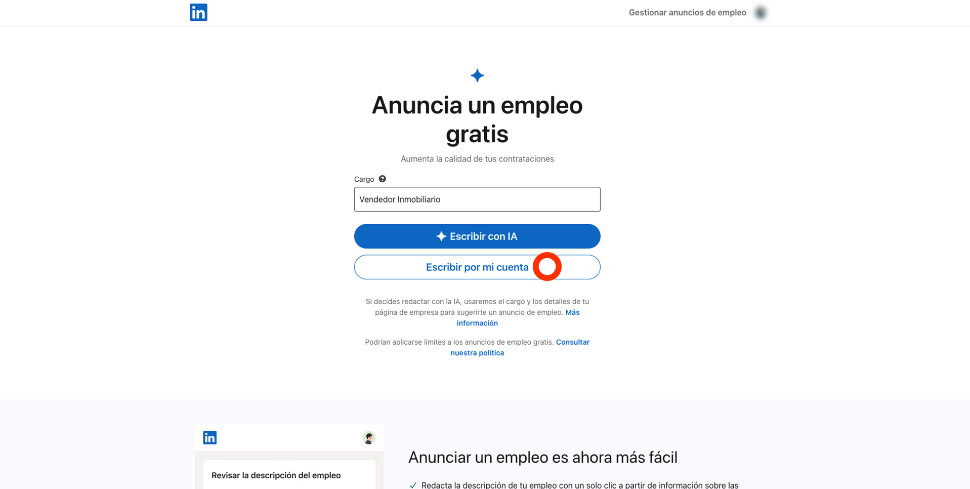 Cómo publicar un aviso de trabajo gratuito en LinkedIn (y filtrar postulantes no calificados desde el principio) Cómo publicar un aviso de trabajo gratuito en LinkedIn (y filtrar postulantes no calificados desde el principio)