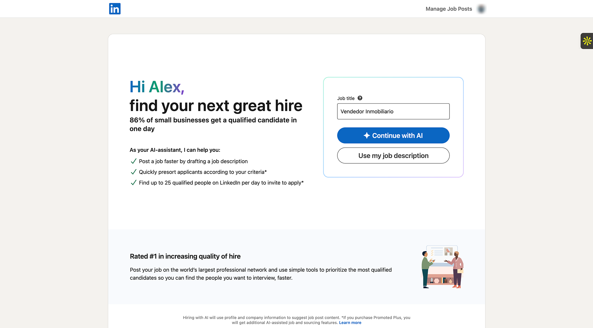 Cómo publicar un aviso de trabajo gratuito en LinkedIn (y filtrar postulantes no calificados desde el principio) Cómo publicar un aviso de trabajo gratuito en LinkedIn (y filtrar postulantes no calificados desde el principio)