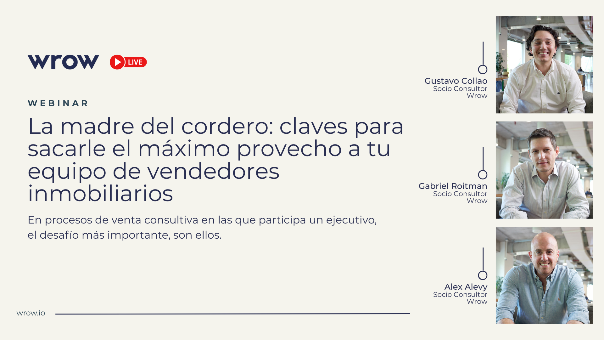 La madre del cordero claves para sacarle el máximo provecho a tu equipo de vendedores inmobiliarios La madre del cordero claves para sacarle el máximo provecho a tu equipo de vendedores inmobiliarios